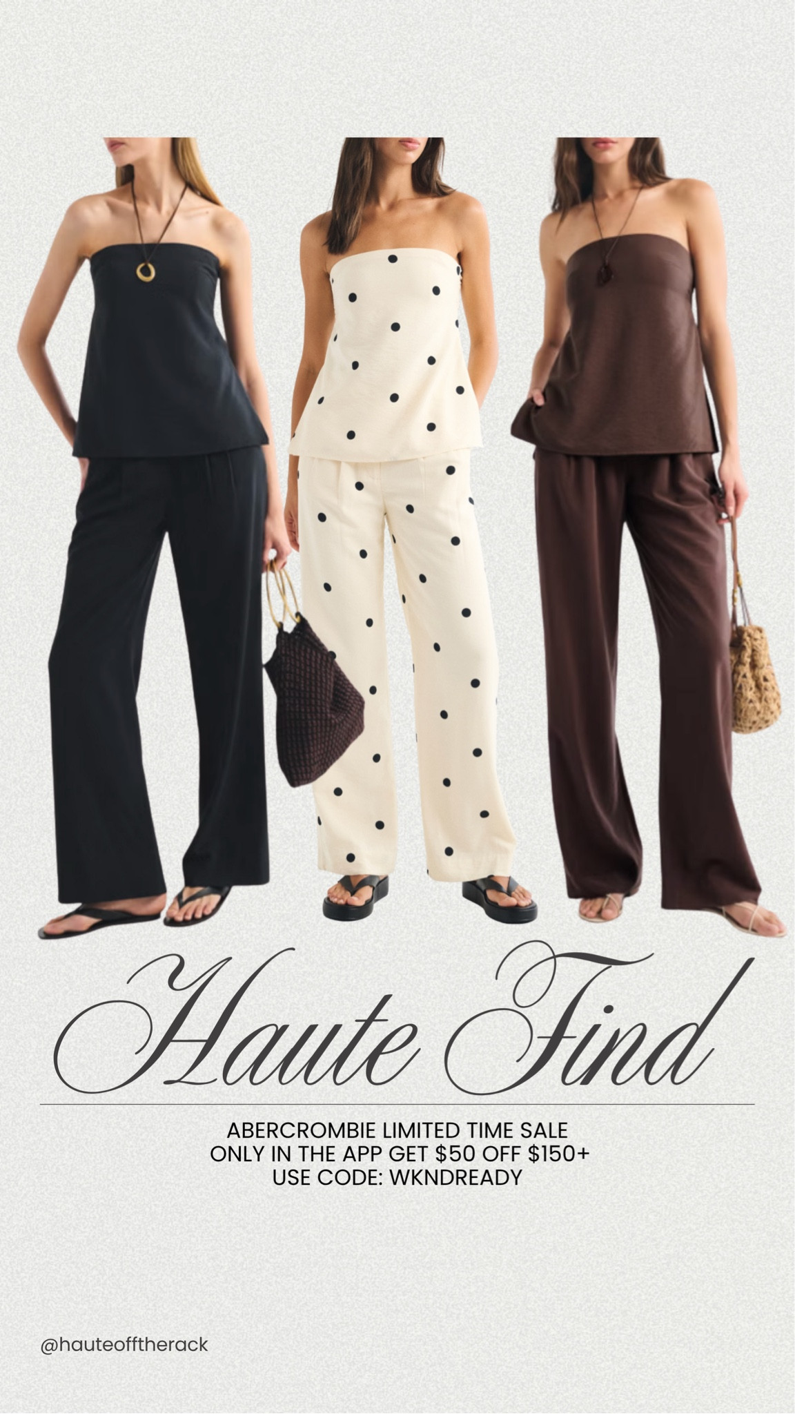 This Abercrombie matching set comes in these 3 color options! The polkadot is on trend for summer too!!

#abercrombie #polkadotset #summeroutfit #blackmatchingset #salealert #chocolatebrownoutfit


#LTKSaleAlert #LTKSeasonal