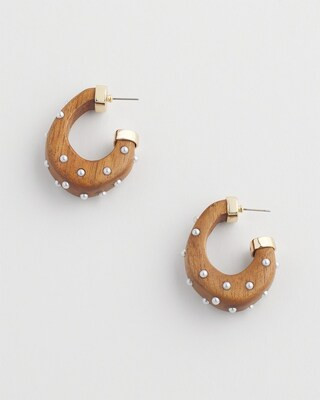 Wood & Faux Pearl | Chico's