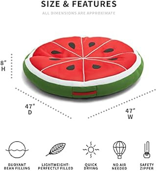 Big Joe Round Pool Float 48" Watermelon | Amazon (US)