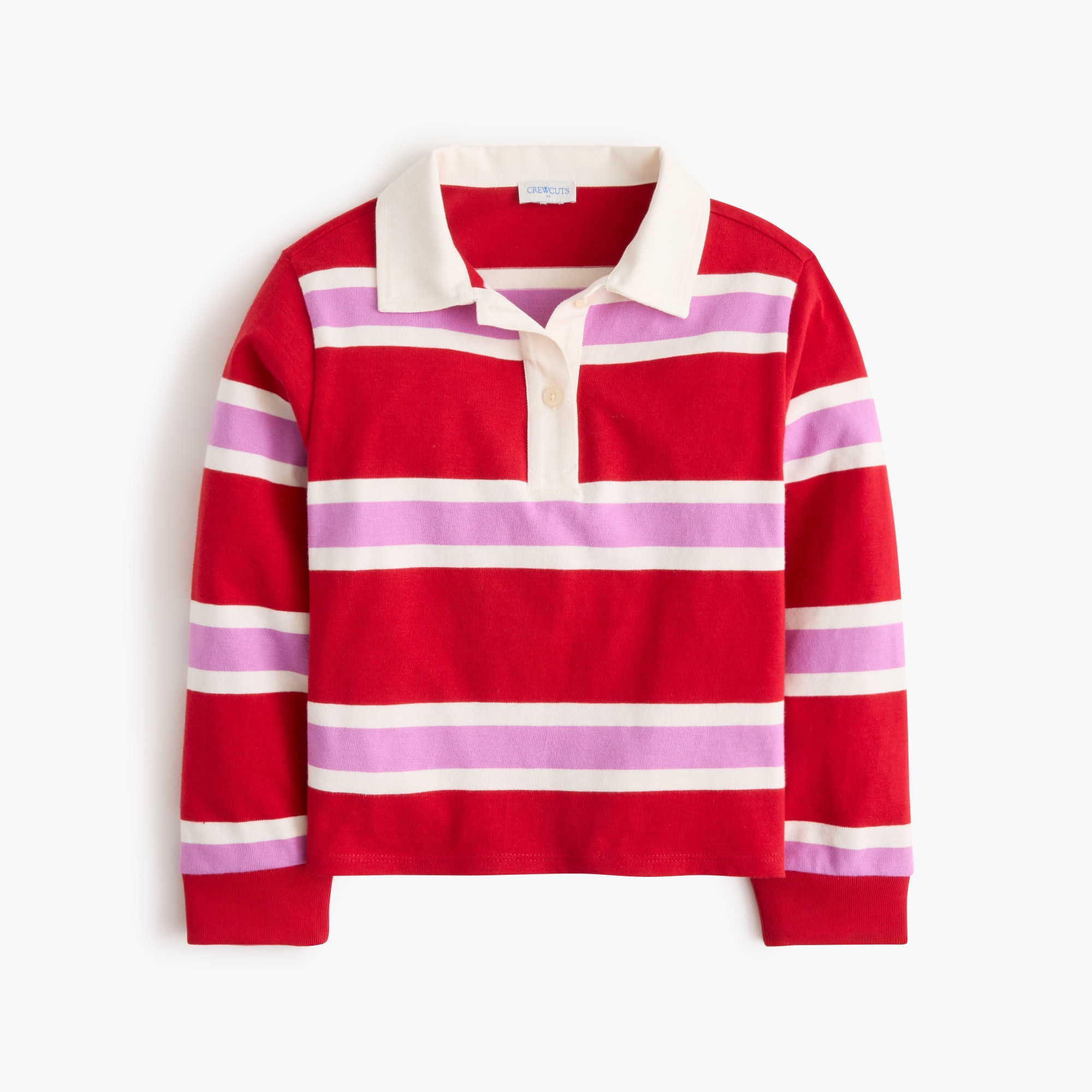 Girls' striped rugby sweatshirt | J.Crew Factory