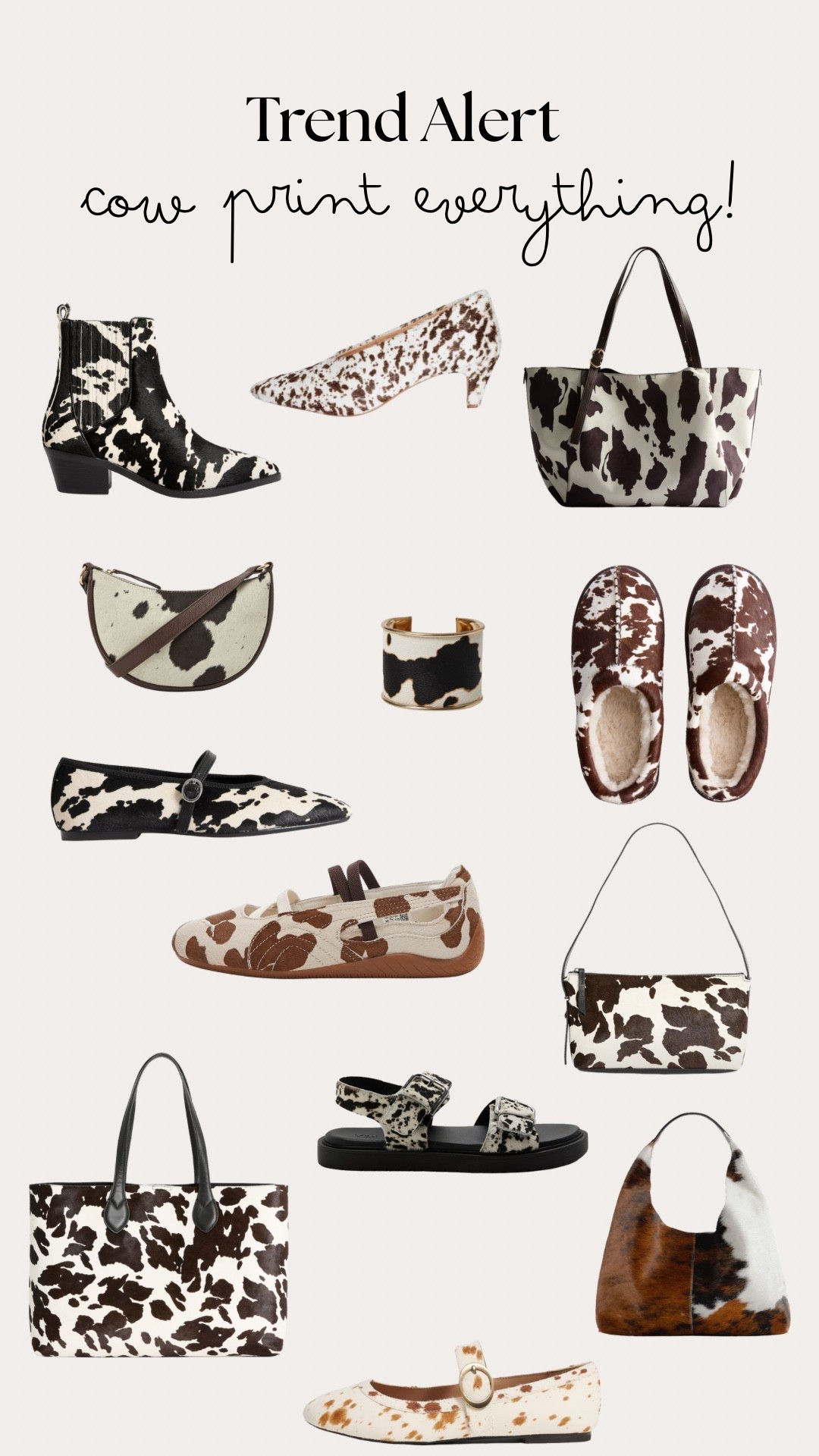 Cow print everything 🐄 

Autumn Winter Accessories Shoes Bags Cow Animal Printt

#LTKautumn #LTKuk #LTKbag