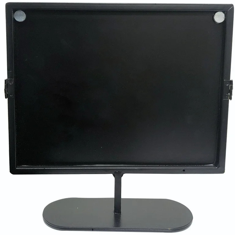 Crystal Art Gallery Mainstays Black & White Metal Wine and Coffee Tabletop Flip Sign, 7.9" x 8.5" | Walmart (US)