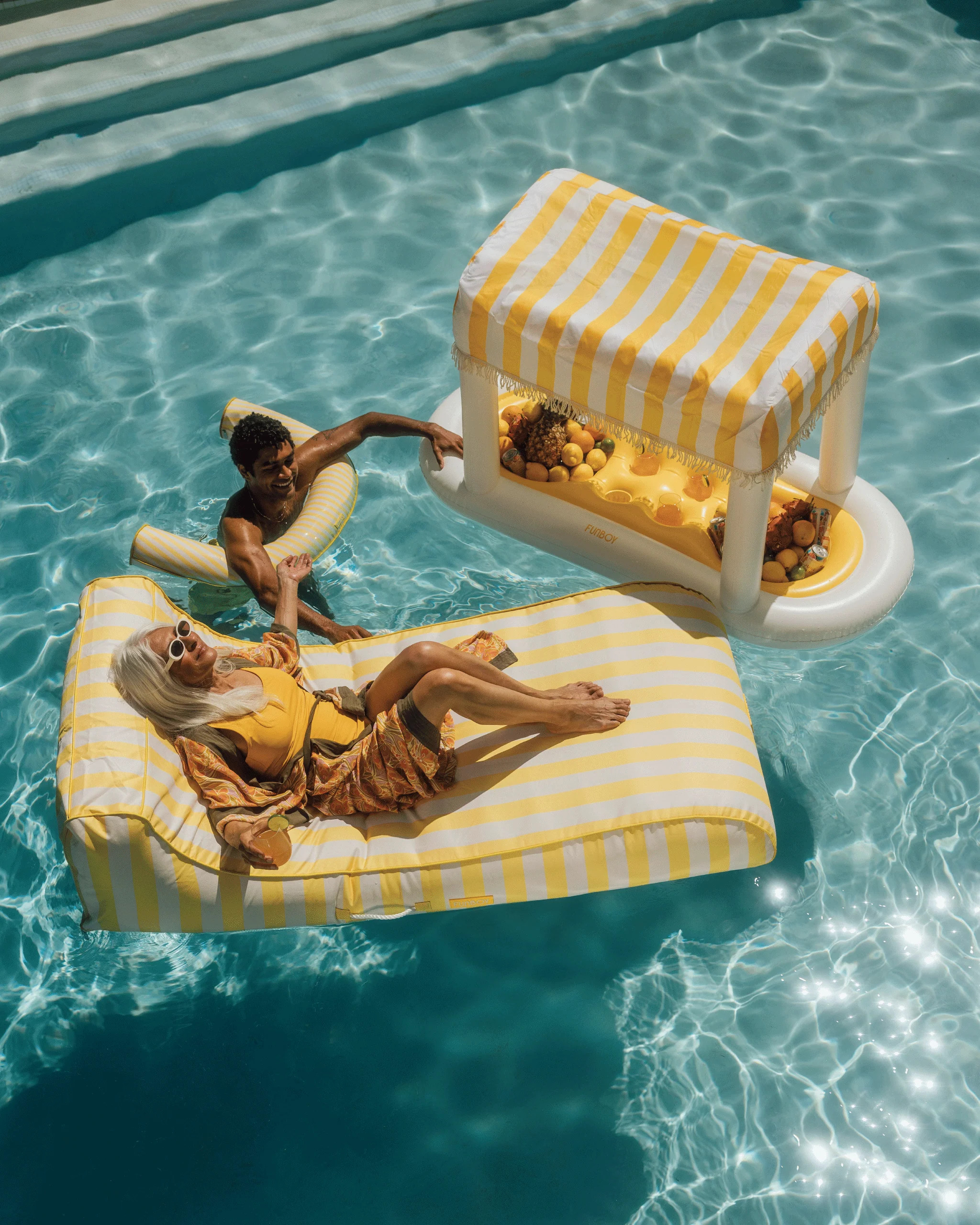 Fabric Sunbed Lounger | FUNBOY