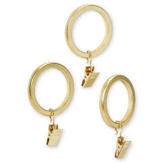 7pk 7/8" Curtain Clip Rings - Project 62™ | Target
