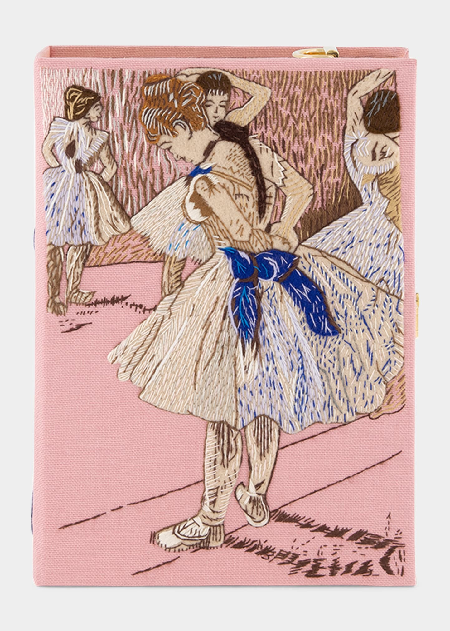 Edgar Degas's Ballerina Book Clutch Bag | Bergdorf Goodman