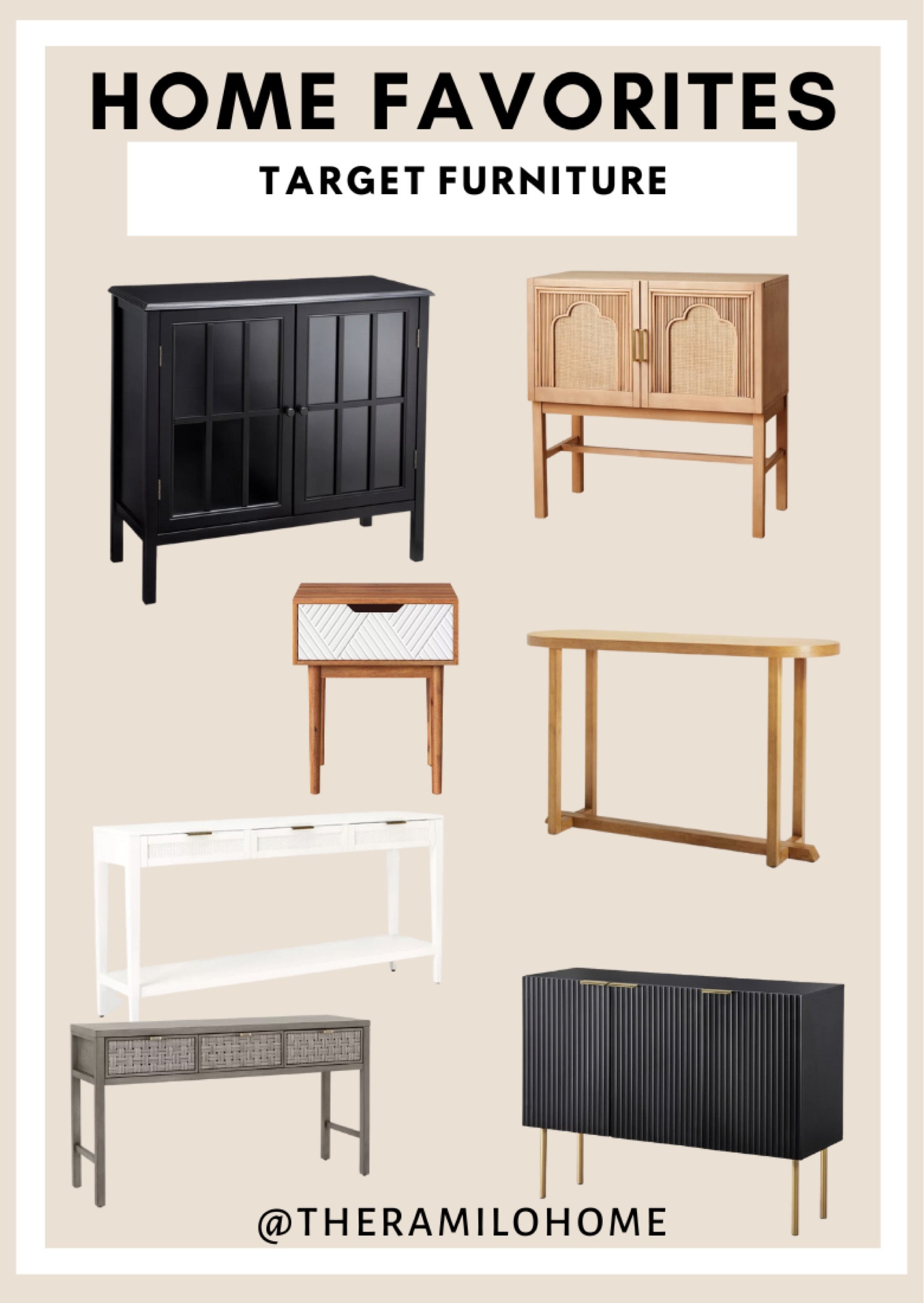 Target home furniture 
Target style 
Target home
Entryway table
Entryway decor
Wood furniture 
Buffet table 
Console table
Nightstand 
Living room furniture 
Entryway furniture 
Bedroom furniture 
Dining room furniture 

#LTKunder100 #LTKsalealert #LTKhome