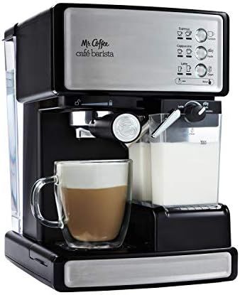 Mr. Coffee Espresso and Cappuccino Maker | Café Barista , Silver | Amazon (US)