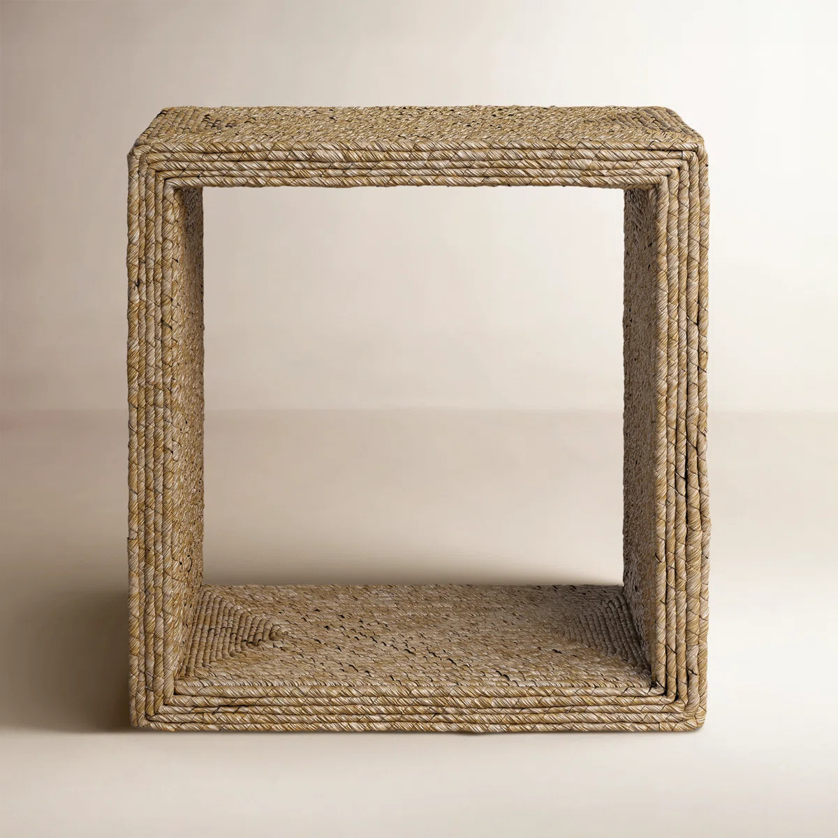 Evana Open Storage Woven End Table | Wayfair North America