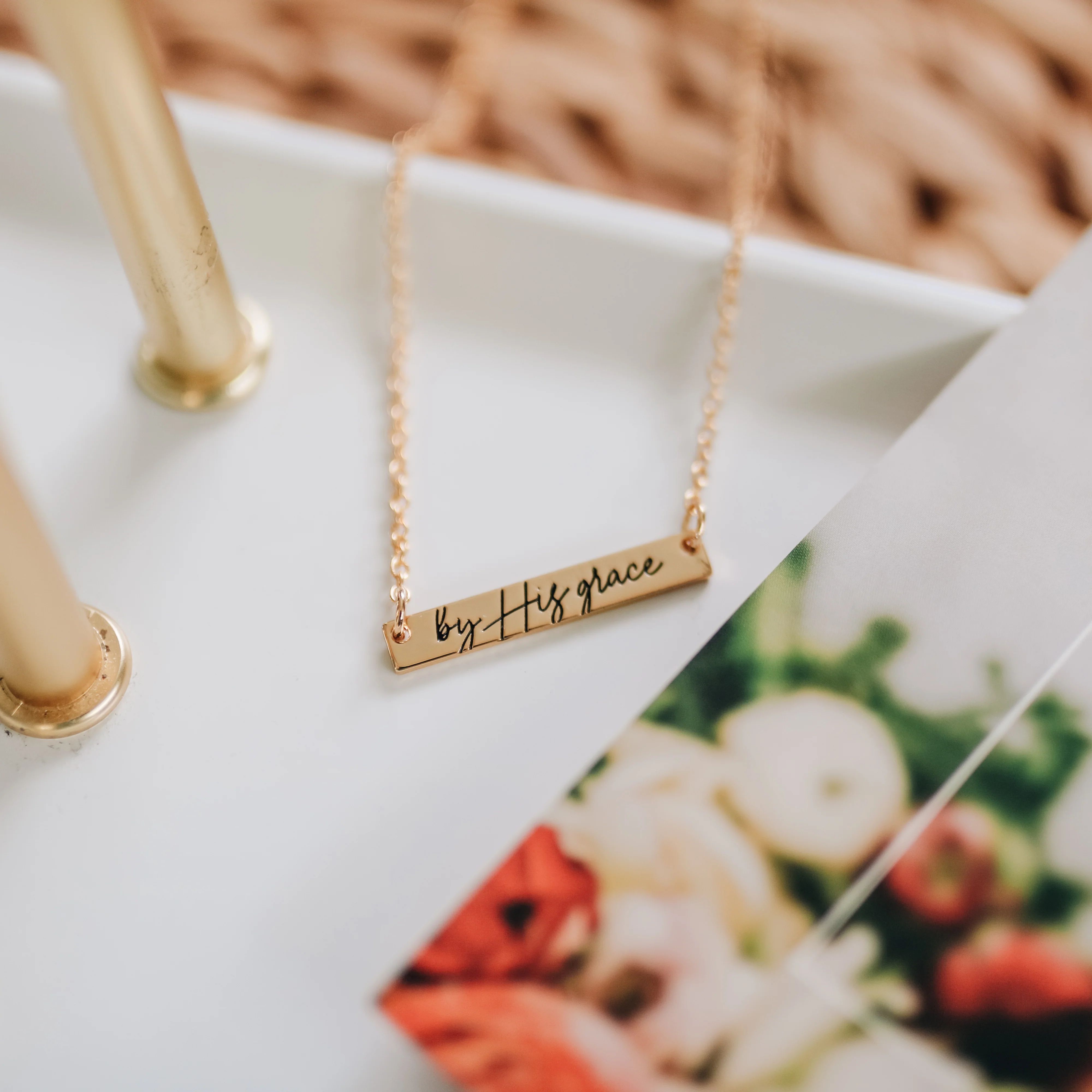 By His Grace Necklace | The Daily Grace Co.