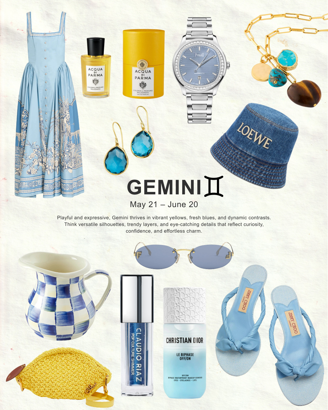 ✨ Zodiac Style Guide: Gemini & Cancer ✨

Two signs, two moods, endless style inspiration. 💛🩵

💛 Gemini embraces vibrant colors, playful layers, and versatile pieces that reflect curiosity, charm, and individuality.
🩵 Cancer gravitates toward soft hues, romantic silhouettes, and timeless details that embody elegance, comfort, and intuition.

Which style matches your energy? ♊♋

#GeminiStyle #CancerStyle #ZodiacFashion #LTKStyle #FashionInspiration #ShopTheLook #StyleGuide #LTKFinds #ZodiacStyle #FashionEdit 

 #LTKgrwm #LTKSeasonal #LTKBeauty