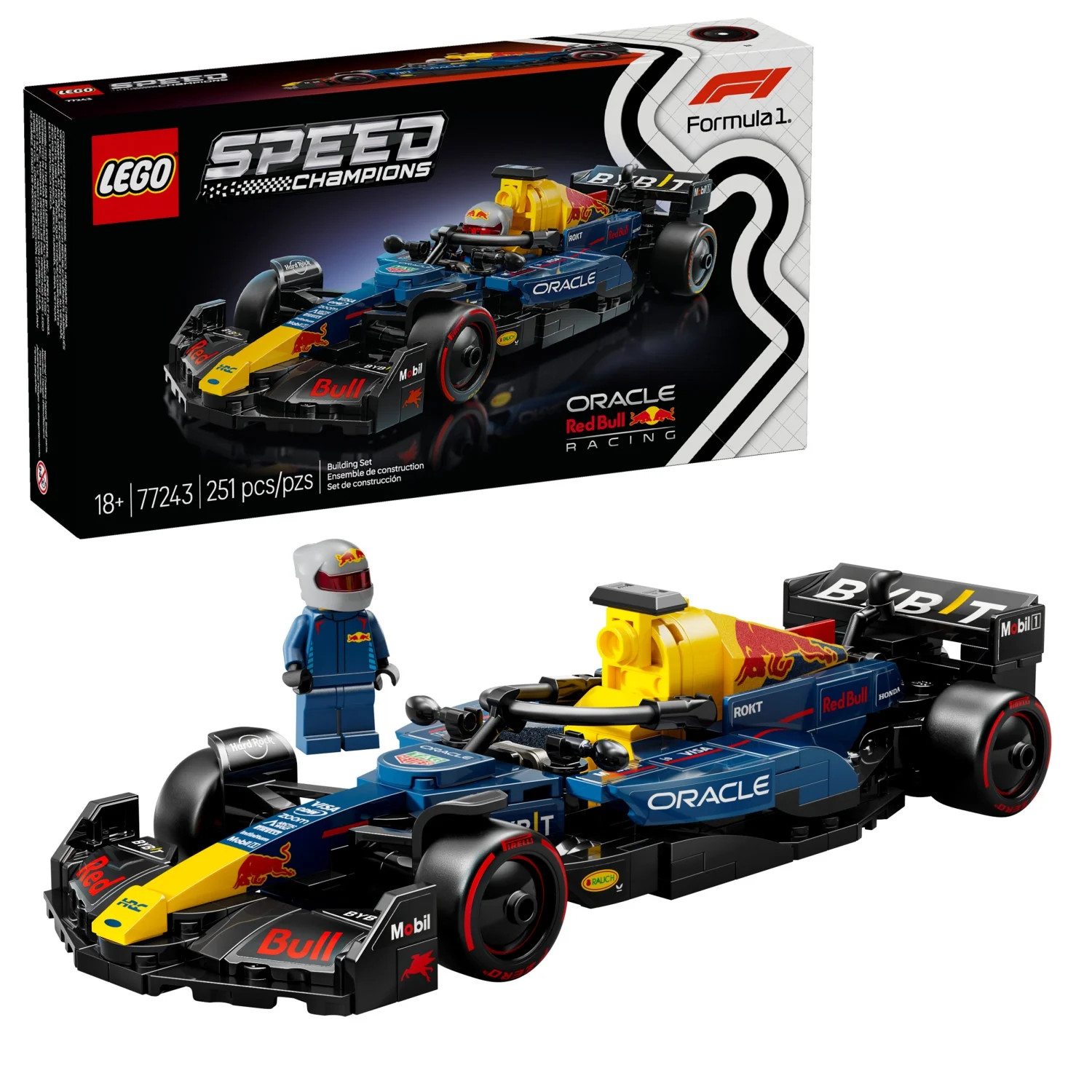 LEGO Speed Champions Oracle Red Bull Racing RB20 F1 Race Car Model Kit - Building Set for Adults,... | Walmart (US)