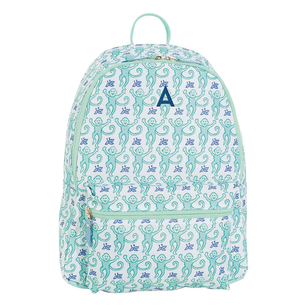 Colby Roller Rabbit Teal Monkey Backpack | Pottery Barn Teen