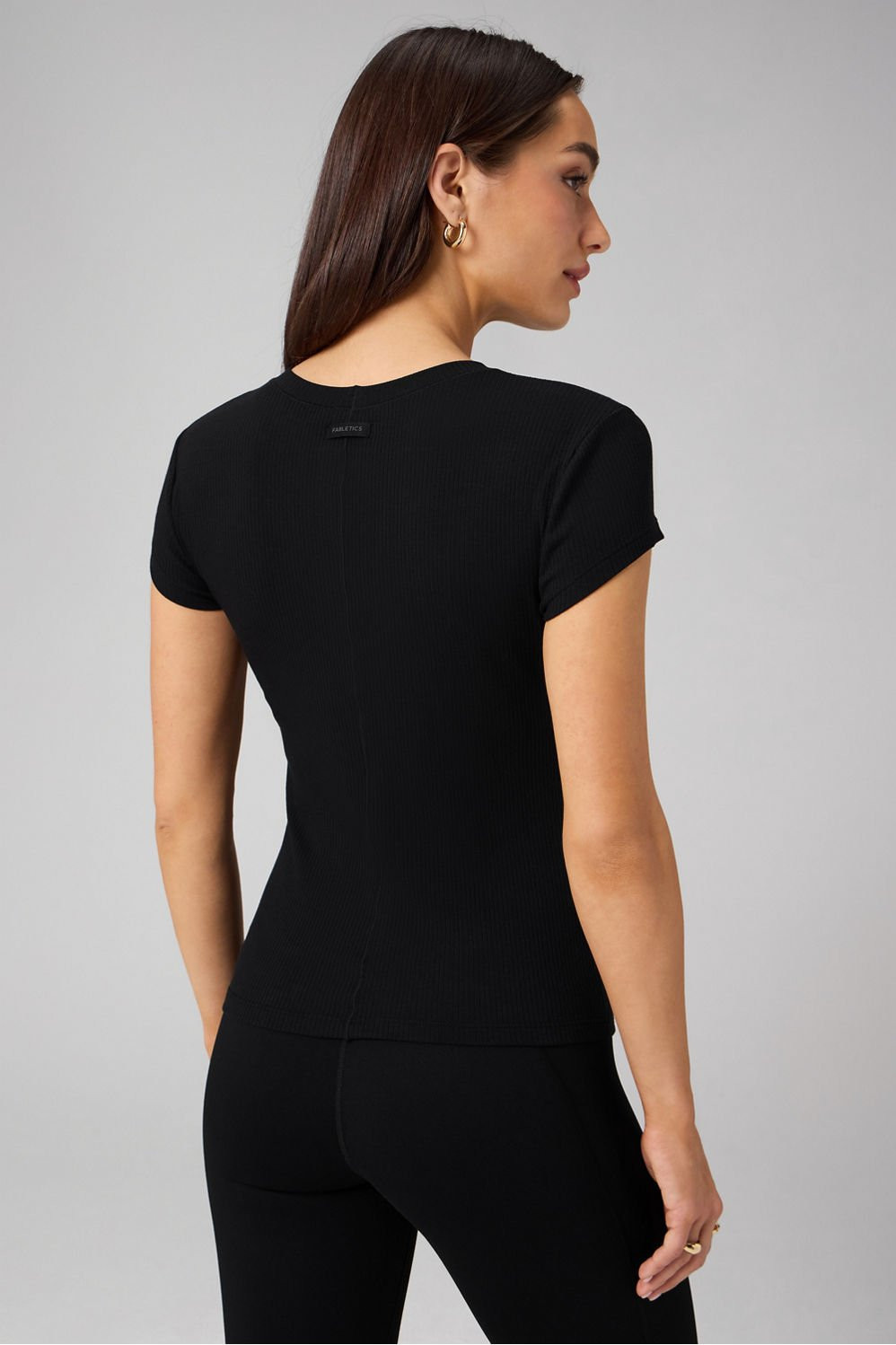 Modal Rib Short-Sleeve Top | Fabletics