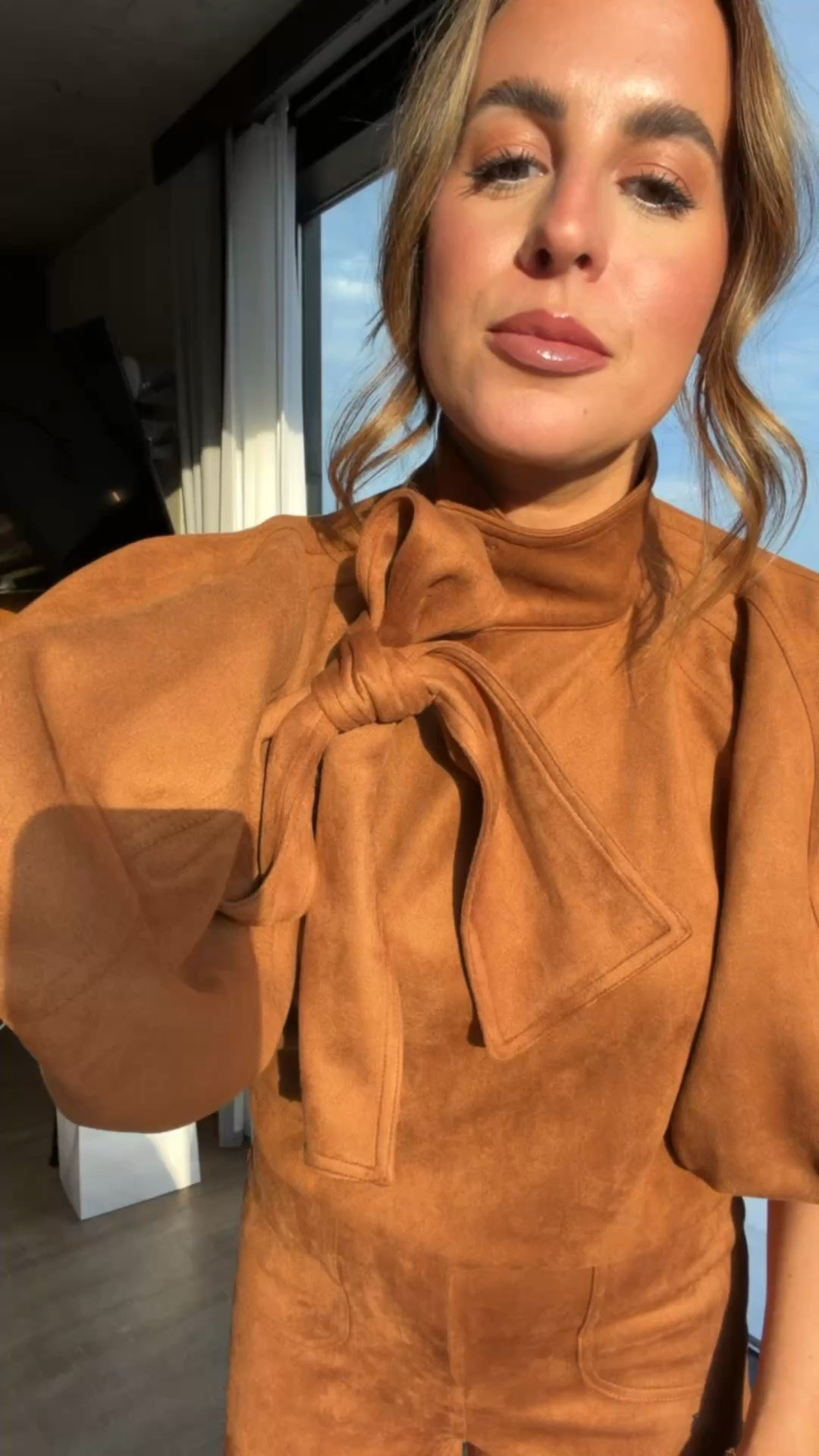 NYFW dinner outfit! 🍂🍁 obsessed with this suede set and can’t wait to style these pieces separately for fall

#LTKNYFW #LTKootd