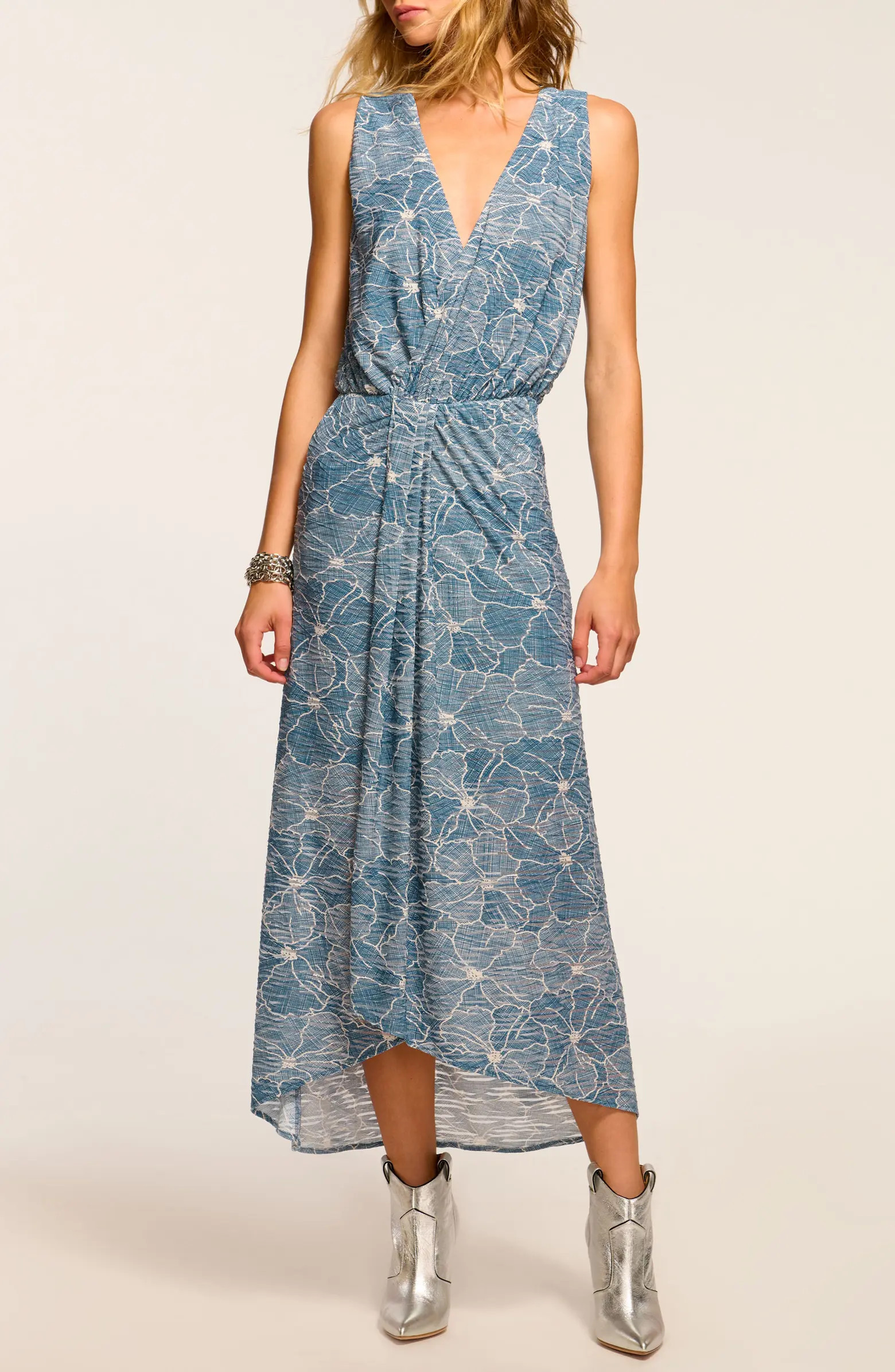 Yuka Sleeveless High/Low Maxi Dress | Nordstrom