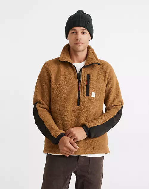 Topo Designs® Mountain Fleece Pullover Jacket | Madewell