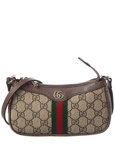 Ophidia Mini GG Supreme Canvas & Leather Shoulder Bag | Gilt & Gilt City