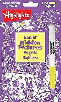 Easter Hidden Pictures Puzzles to Highlight: Easter Coloring and Puzzle Book for Kids 6-9, Solve ... | Amazon (US)