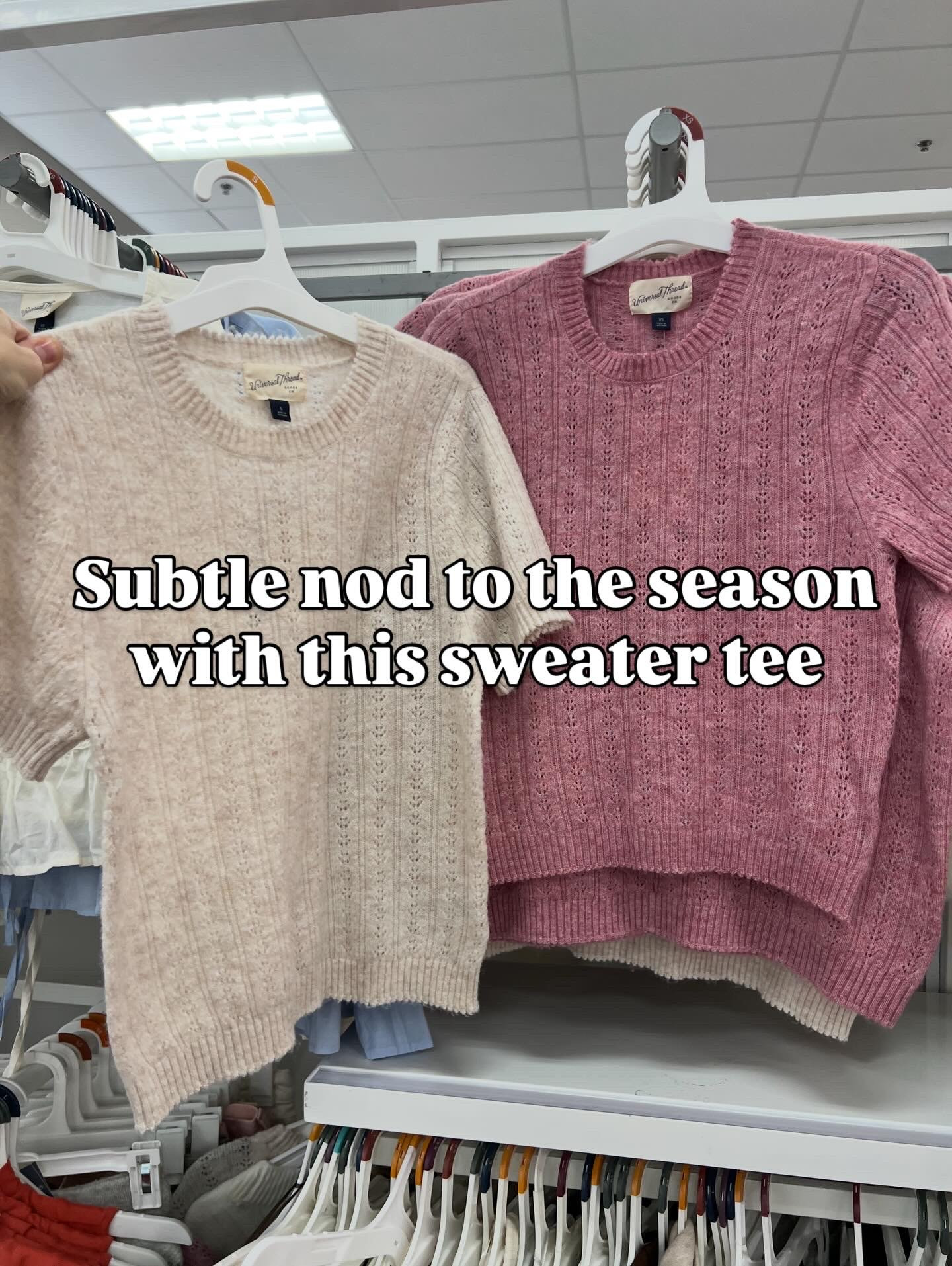 Sweater tees are surprisingly versatile, I have one from Amazon I keep reaching for to keep me warm but not hot. Easy to layer but stands on its own as a cute top and outfit maker. #target style 

#LTKFindsUnder50 #LTKOver40