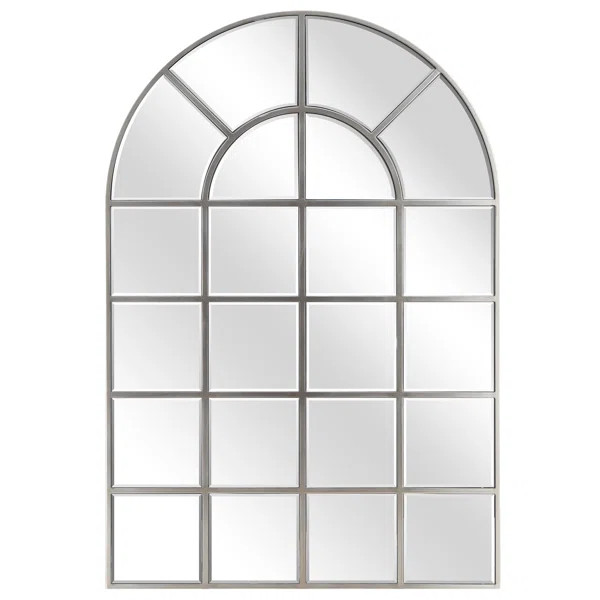 Cal Arch Window Pane Beveled Wall Mirror | Wayfair North America