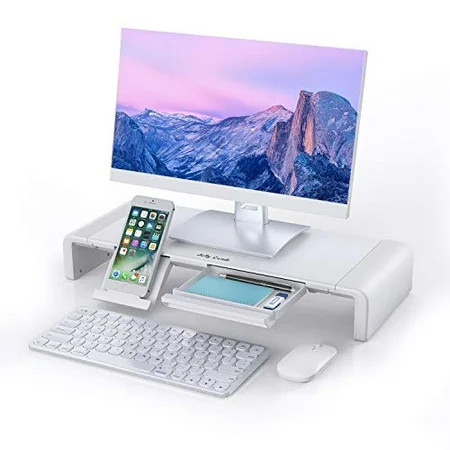 Monitor Stand Riser, Jelly Comb Foldable Computer Monitor Riser, Computer Stand with Storage Drawer, | Walmart (US)