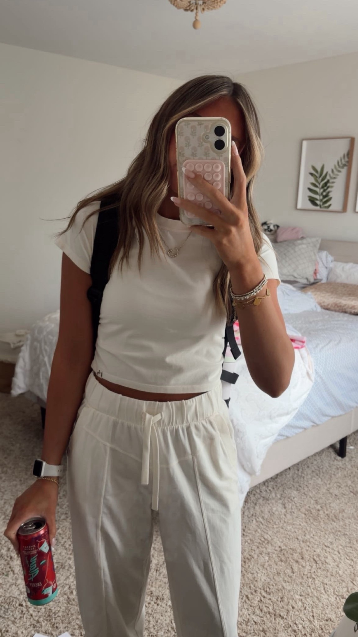 school ootd! wearing this cute target athletic set again! perfect for the spring and is so bright and cute. This white/cream color is sometimes a bold choice but the set comes in a few other colors as well. Im obsessed with these jogger pants and I loveee how they fit! this is the perfect spring outfit for any casual day occasion. check out the other colors as well.

#ltktarget #ootd #ltktarget #athlelticoutfit #springoutfit #matchingset targetactivewear 

 

#LTKdayinmylife #LTKootd #LTKActive