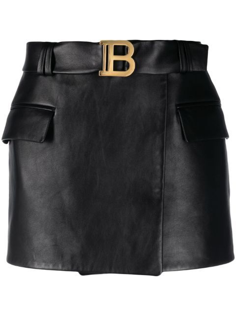 Balmain Minikjol Med Monogram - Farfetch | Farfetch Global