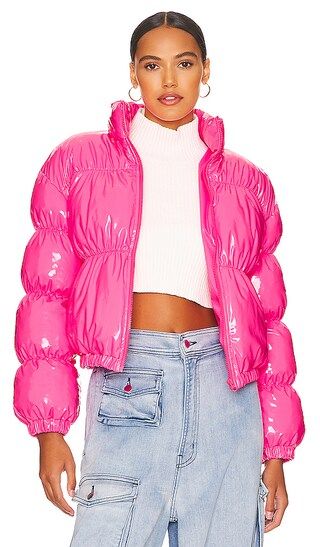 Eden Puffer in Pink Glo | Revolve Clothing (Global)