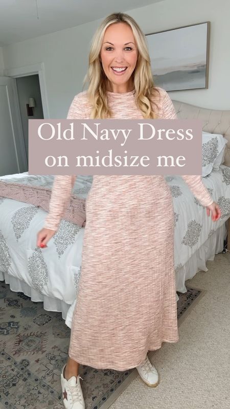 Old navy dress on midsize me - sweater dress  - casual dress - bump friendly dress 

#LTKsalealert #LTKSeasonal #LTKfindsunder50