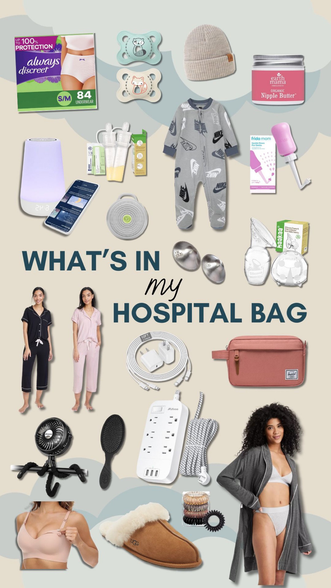 Here’s all the items I brought in my hospital bag to have our baby! This list is perfect for moms who want to be prepared 🥰🤰🏼

#LTKbump #LTKfindsunder50 #LTKbaby