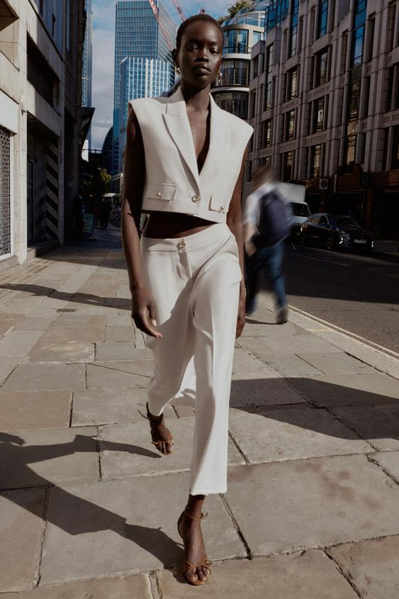 HIGH-WAISTED CULOTTE PANTS | Zara US