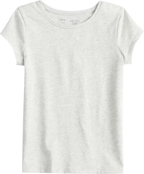 Toddler Girl Jumping Beans® Heather Gray Core Short Sleeve Crewneck Tee | Kohl's