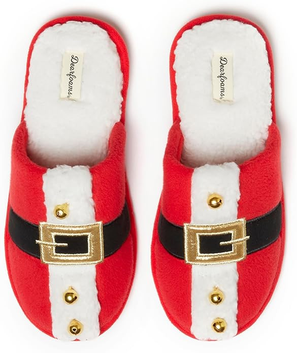 Dearfoams Unisex-Adult Ugly Sweater Closed Toe Scuff Slipper | Amazon (US)