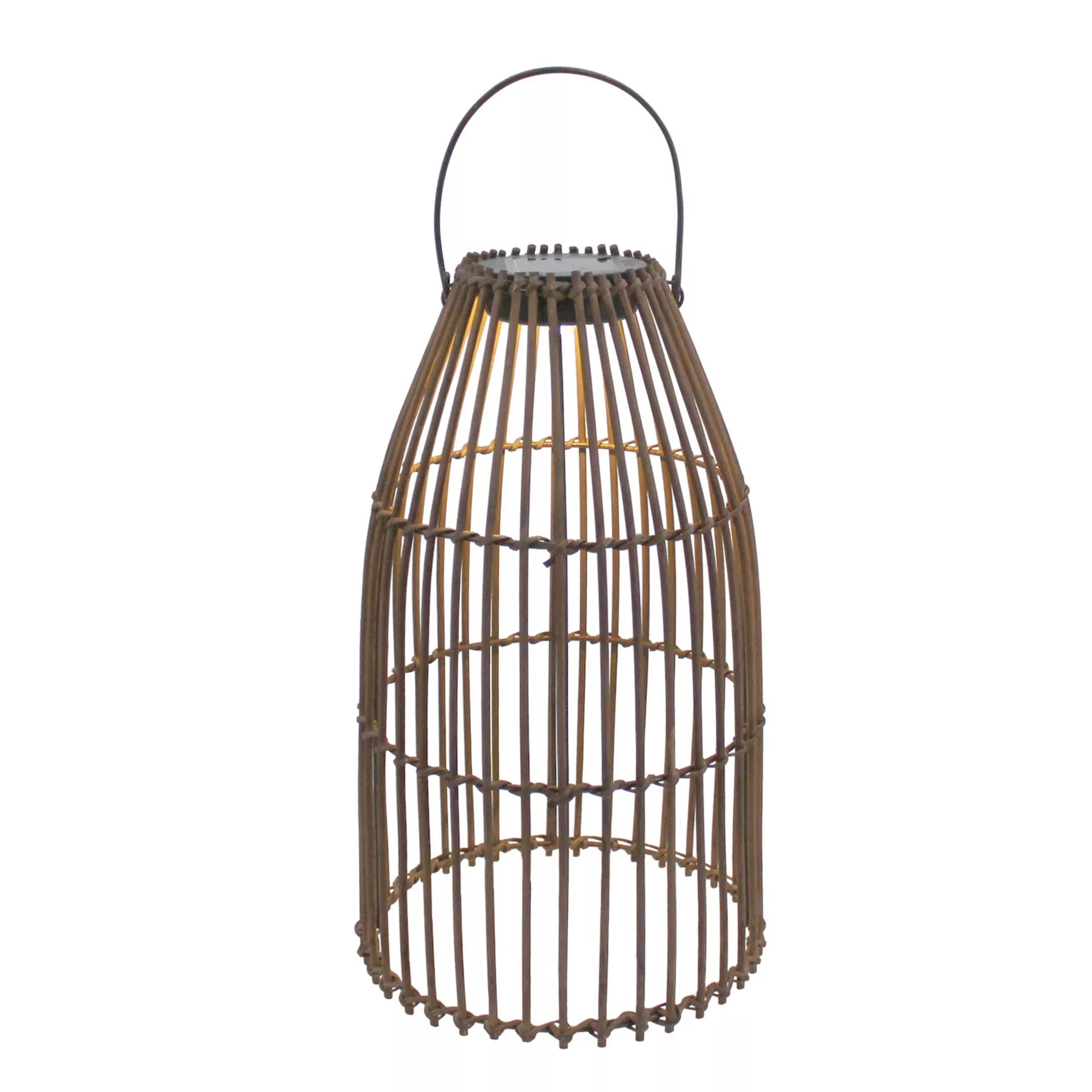 Sonoma Goods For Life® Bamboo Solar Lantern | Kohl's