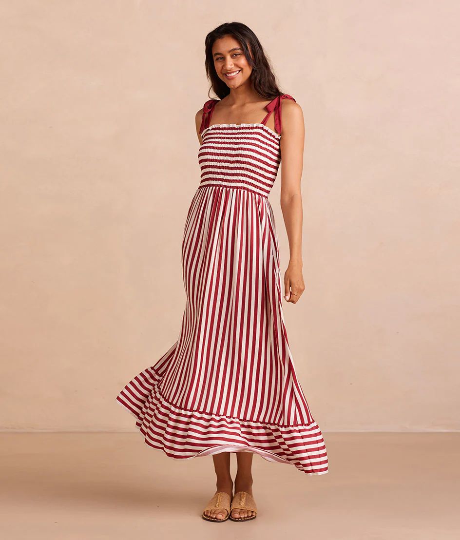 The Silky Luxe Smocked Maxi Dress 
            | 
              
              
                $... | SummerSalt