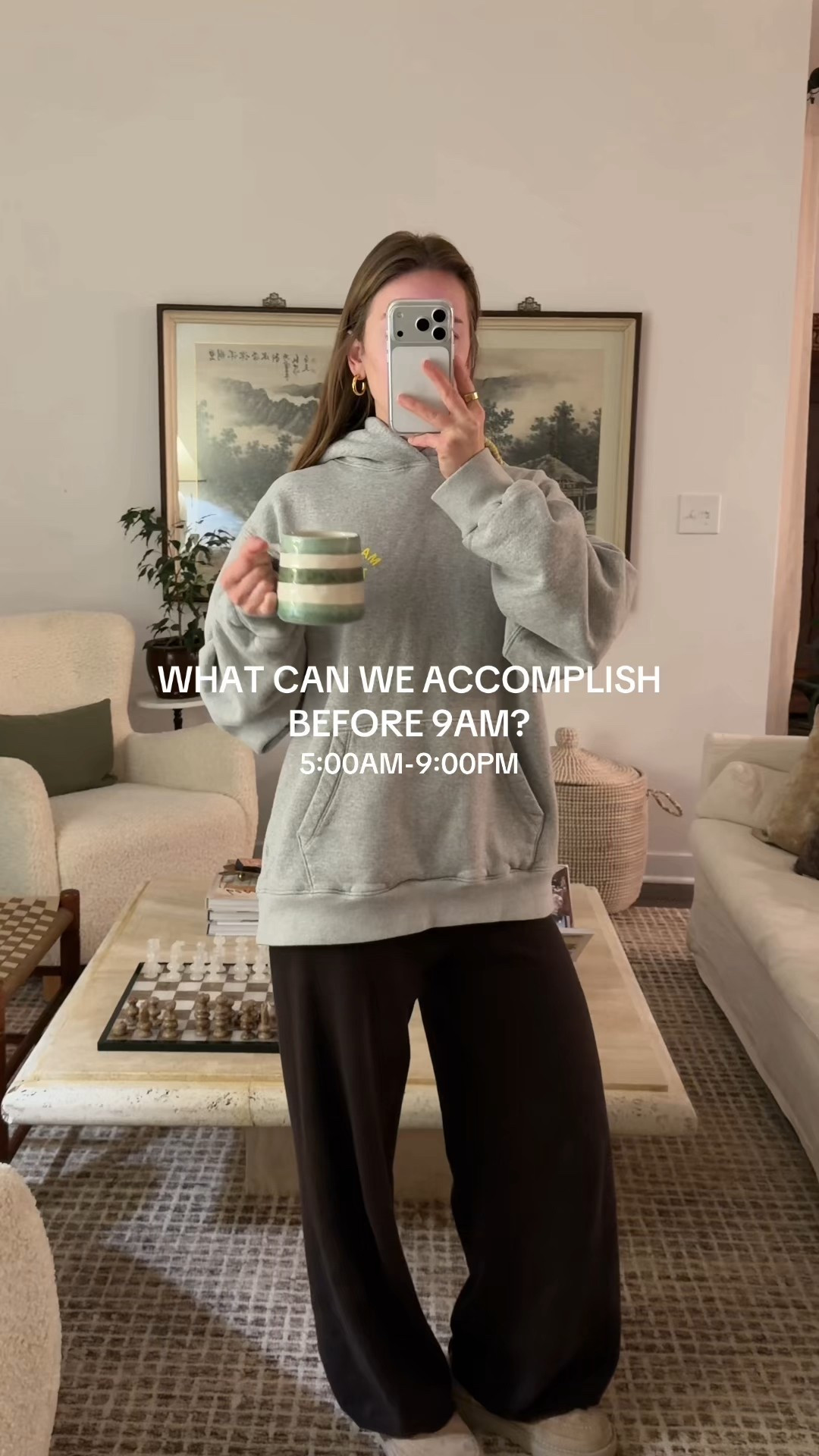 1/20/26 What can be accomplished before 9 a.m. 🤎 My 5 a.m.–9 a.m. morning routine, starting slow and grounded. Linking my Hatch alarm clock, Omnilux LED red light mask, Aerie brown lounge pants, Amazon blue light glasses, Canopy showerhead filter, Athleta brown lounge set and puffer jacket, and our pour-over coffee maker for a calm, intentional start to the day

#LTKmorningroutine #LTKvlog #LTKselfcare