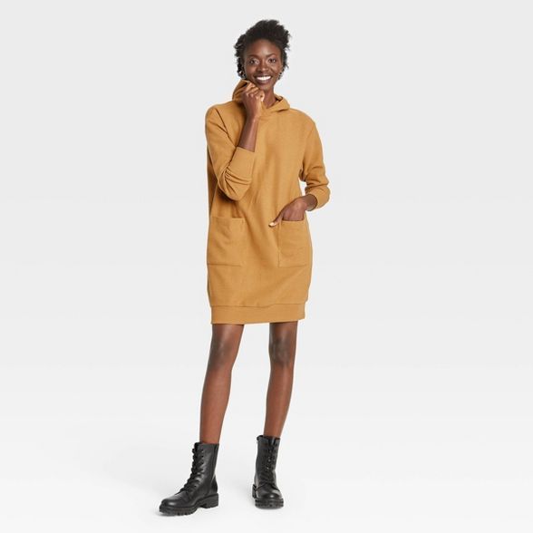 Women's Long Sleeve Hoodie Dress - Who What Wear™ | Target