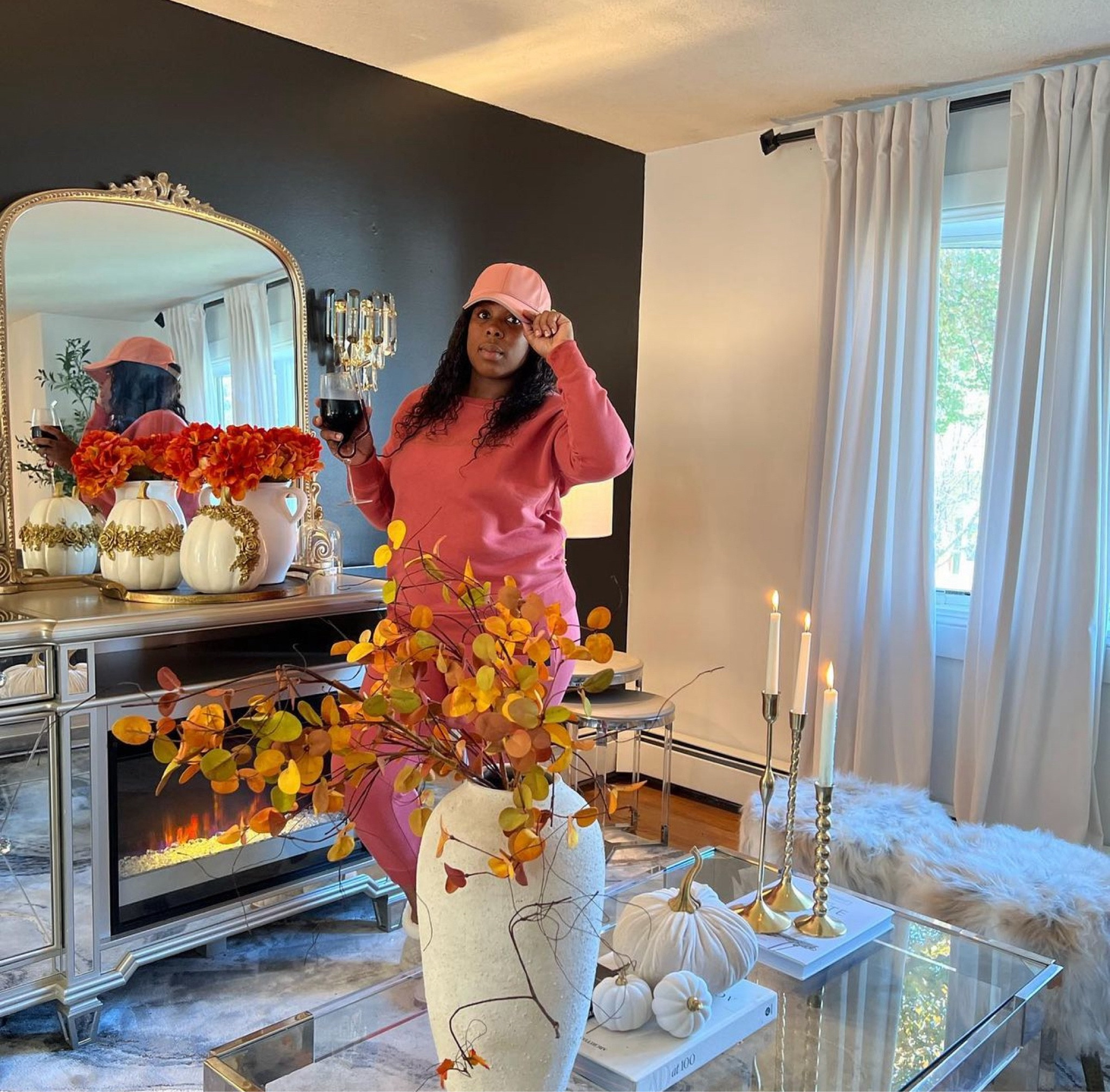 Fall outfit ideas 
Wearing 2 pcs  Reebok set in size large 
Set is super comfortable and perfect for fall weather  

#LTKActive #LTKFindsUnder50 #LTKStyleTip