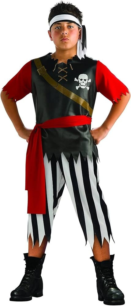 Rubies Halloween Concepts Children's Costumes Pirate King - Large | Amazon (US)