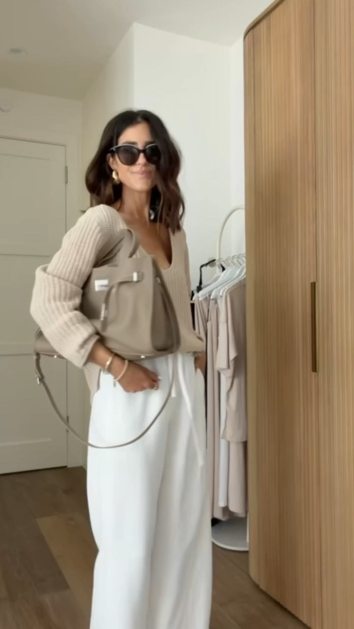 Neutrals lover dream! I absolutely love this knit sweater. I’m just shy of 5-7” wearing the size small and XS pants from @Target 

#LTKgrwm #LTKootd #LTKSeasonal