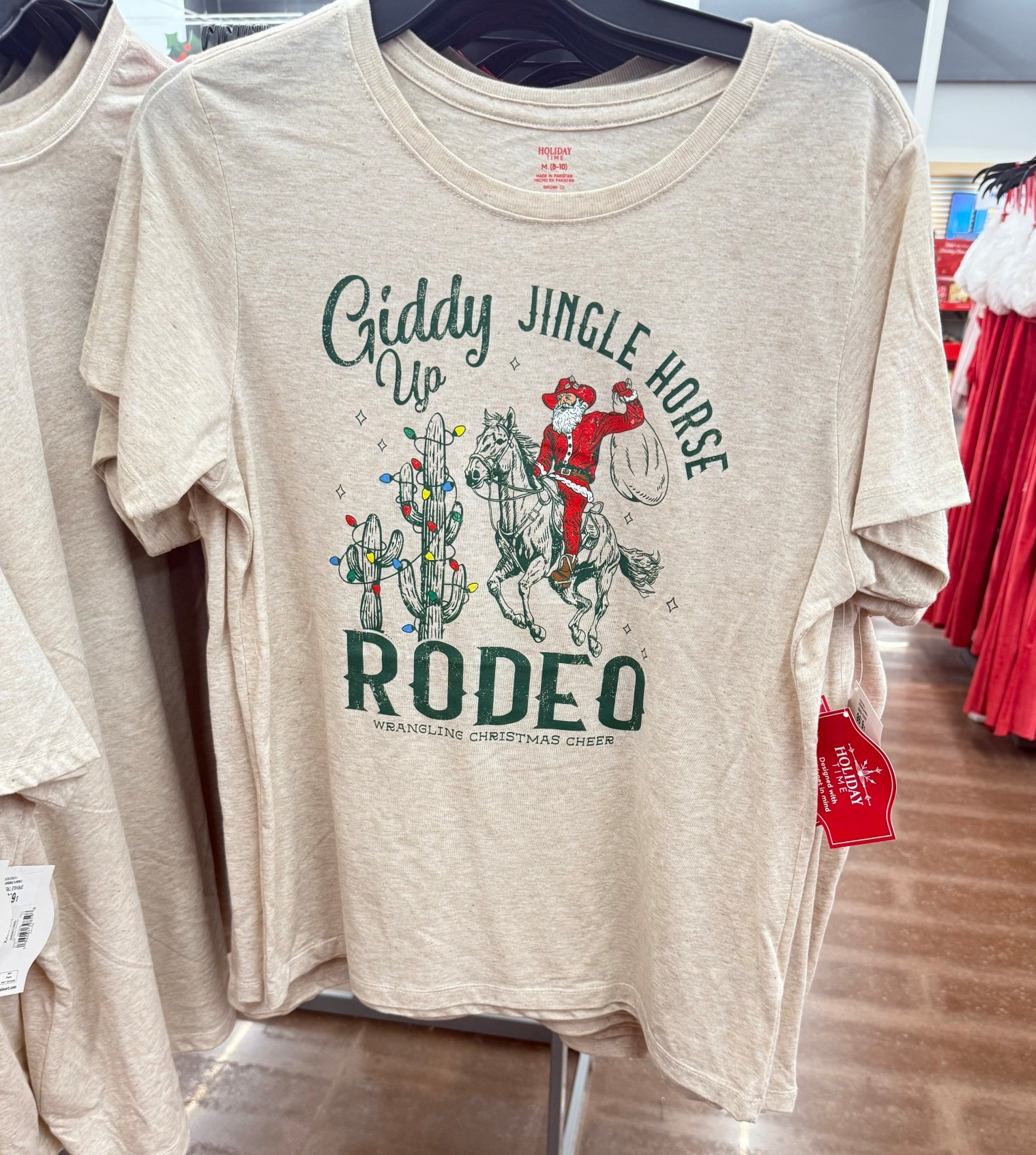 Cream Santa rodeo shirt short sleeve

Jingle Horse Christmas Graphic Tee (S–XXXL)

This Jingle Horse Christmas tee is fun, festive, and easy to style for casual holiday events, school functions, or Christmas errands.

#LTKHoliday #LTKMidsize #LTKPlusSize