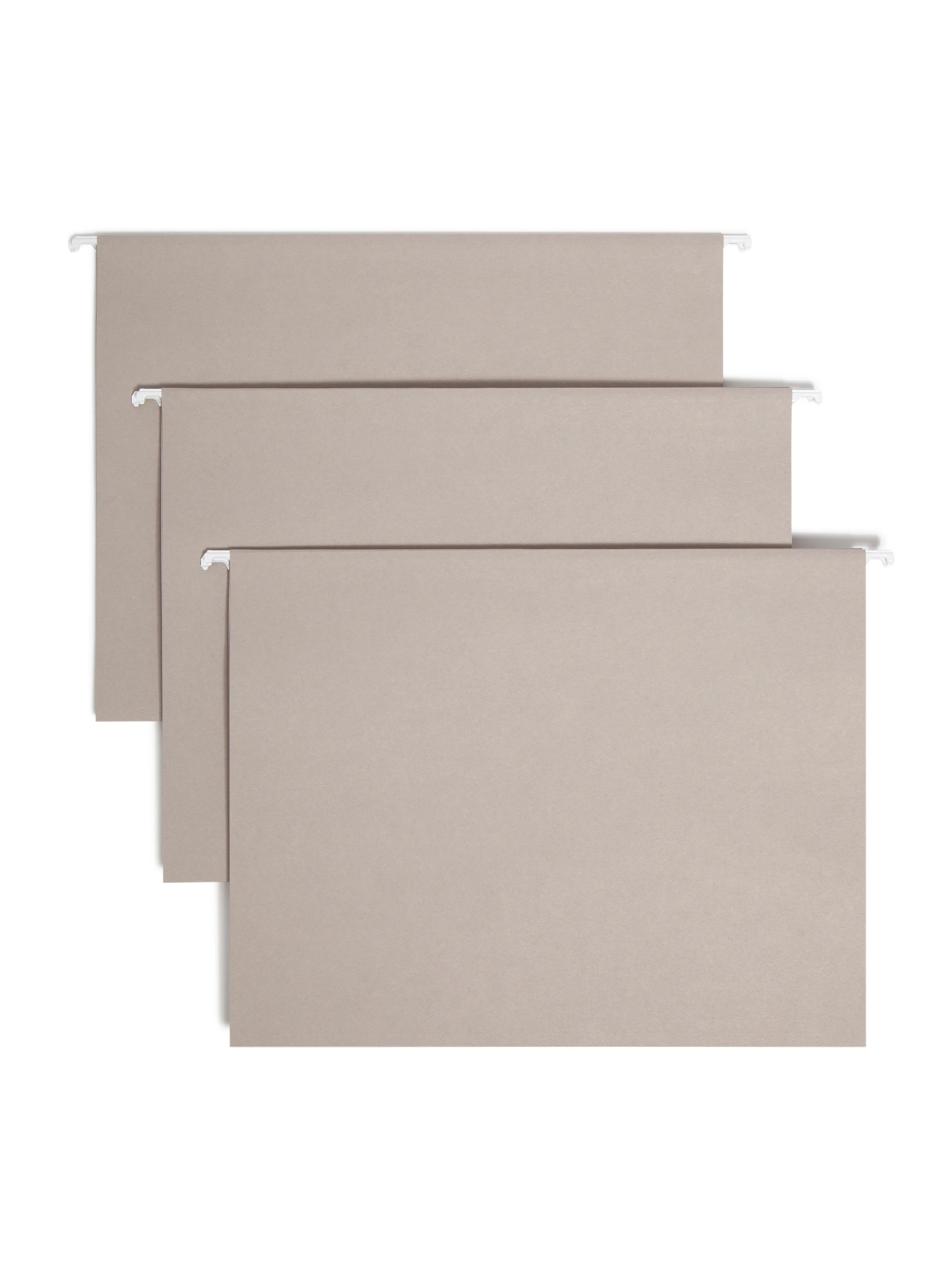 Smead 64063 Hanging File Folders, 1/5 Tab, 11 Point Stock, Letter, Gray, 25/Box | Walmart (US)