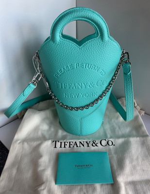 Tiffany & Co. Return to Tiffany Leather Bucket Bag NWT Chain Strap Tiffany Blue | eBay US