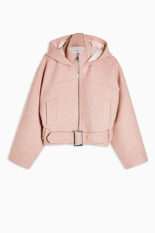 Wool Rich Hooded Jacket - Jackets & Coats - Clothing | Topshop UK