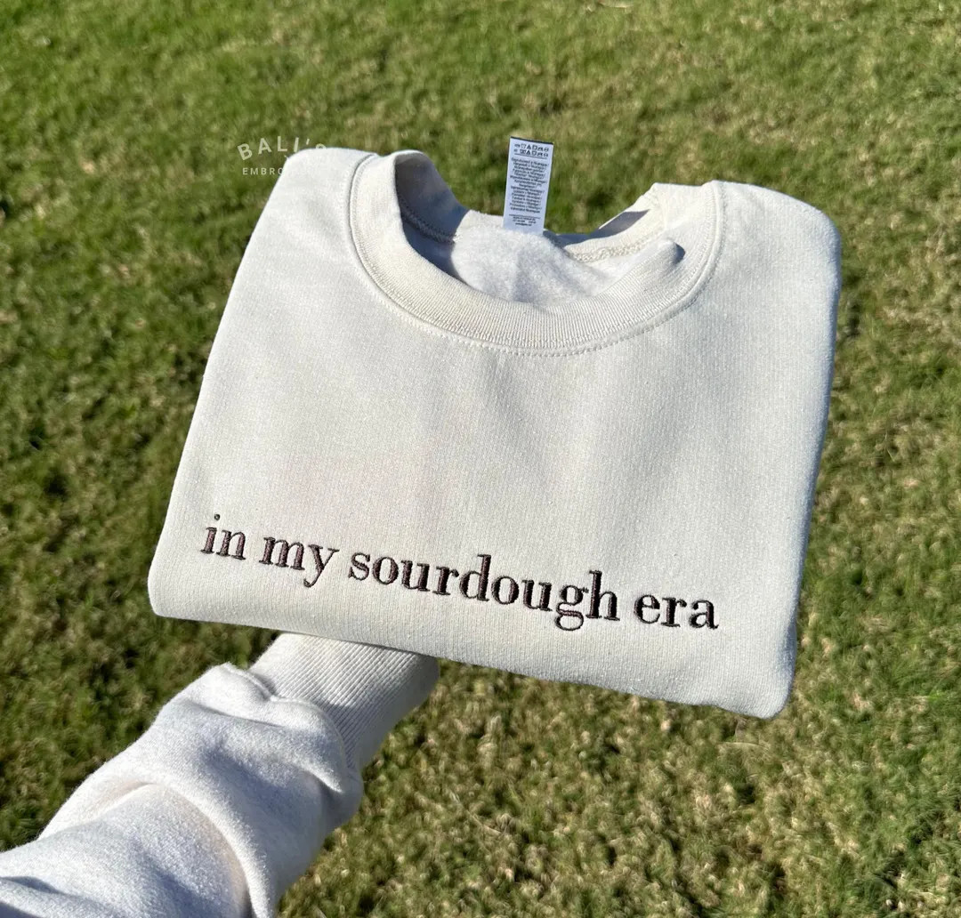 Custom Embroidered Sweatshirt, Personalized Crewneck, Custom Text Sweatshirt, Embroidered Text Cr... | Etsy (DACH)