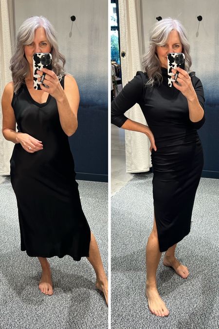 The LBD will always be a favorite! I always tend to gravitate toward them. Dress them up or down… add jackets and great accessories to change the look. Great for everyday and holiday parties!

Little black dress, LBD, Evereve, black dress, bodycon dress, satin dress

#LTKstyletip #LTKworkwear