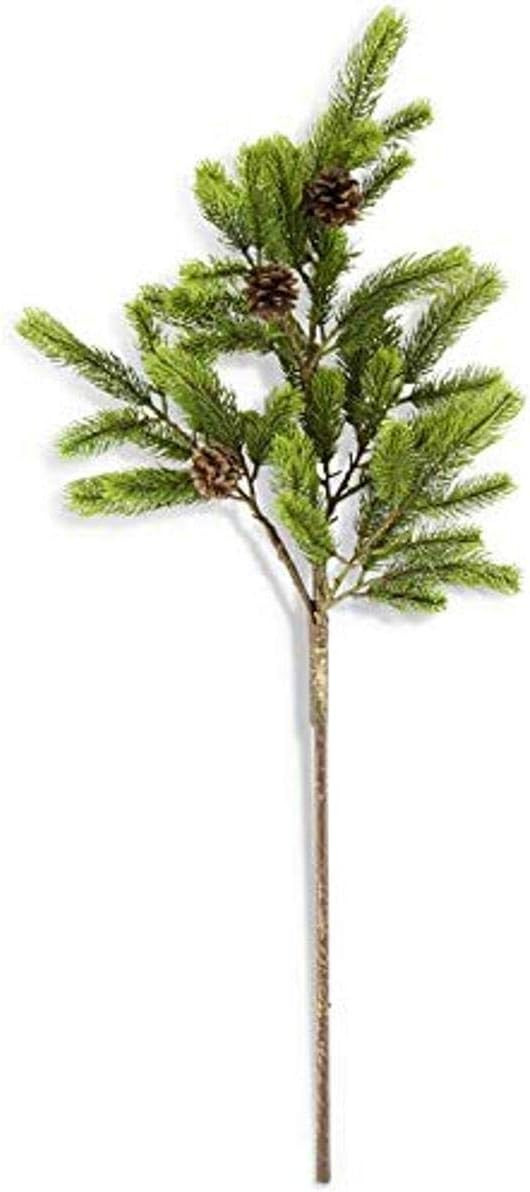 K&K Interiors 54398A 40 Inch Real Touch Fir Pine Branch with Pinecones, Green | Amazon (CA)