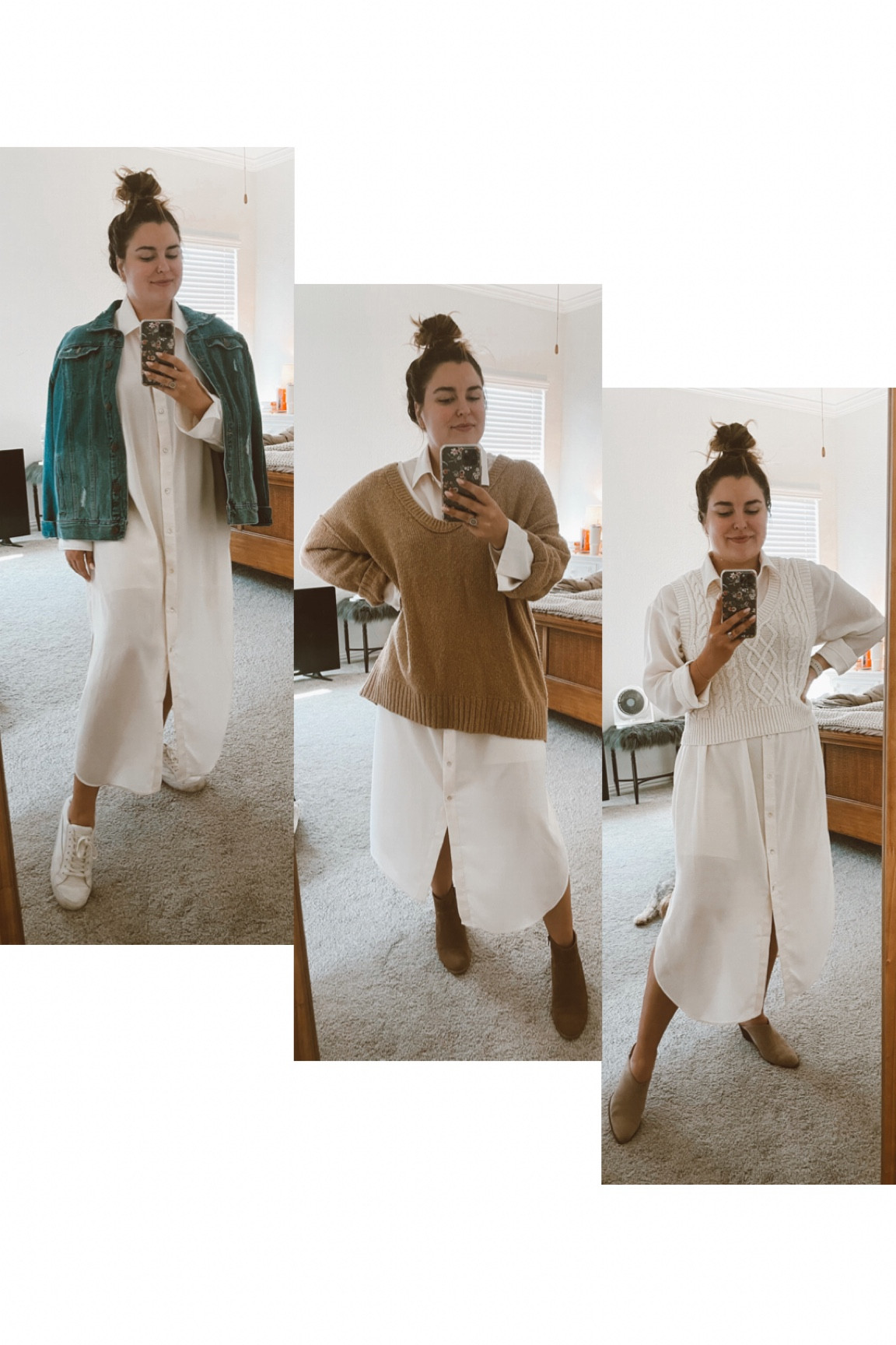 How I’m wearing my favorite button up dress this fall! #fall #buttondress #layers

#LTKcurves #LTKunder50 #LTKstyletip