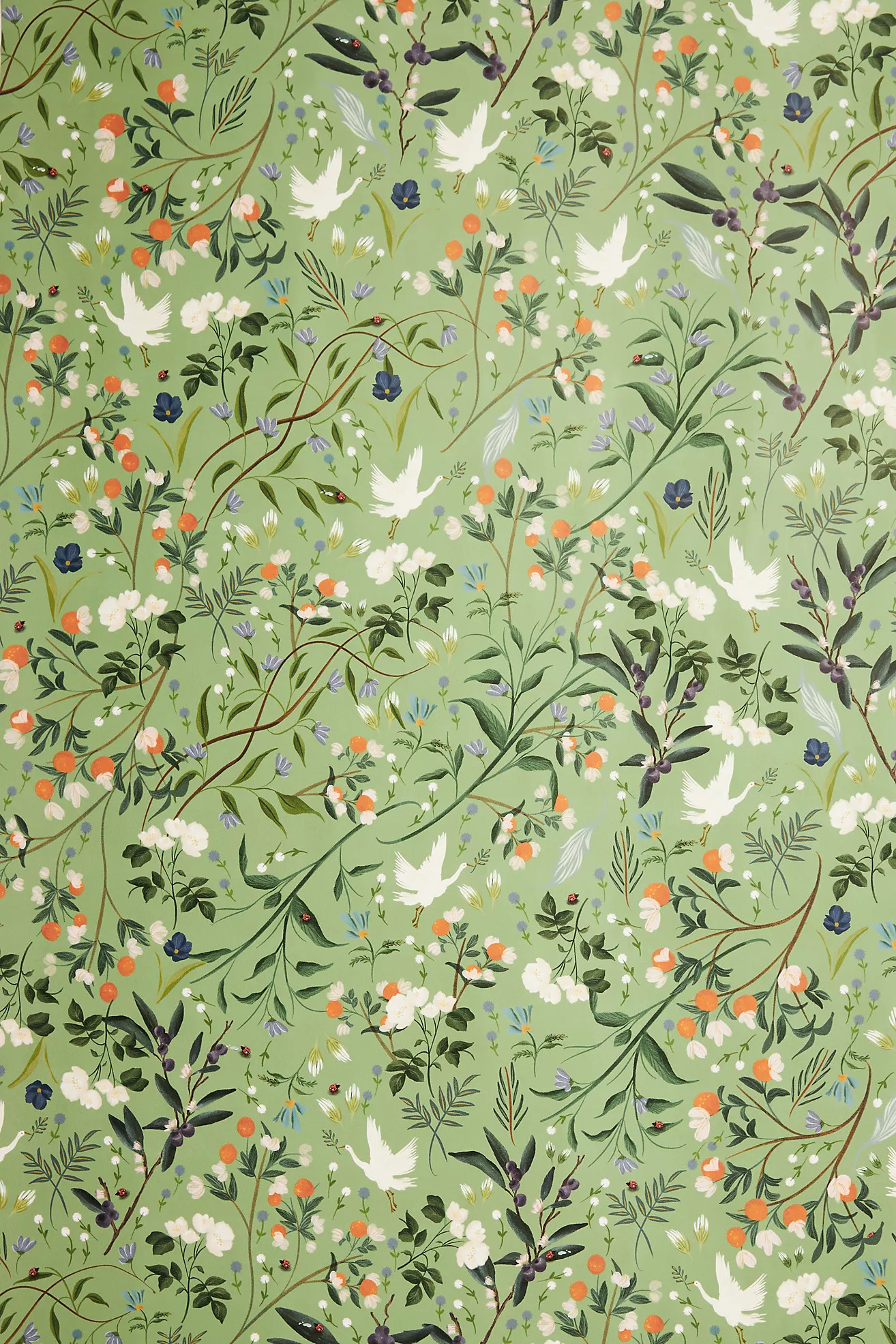 Cranes Wallpaper | Anthropologie (US)