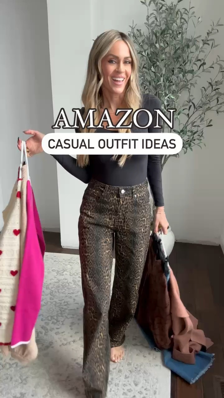 Amazon casual outfits!

Sizing:
Animal print jeans - 2 (smallest size available, normally wear 0, so it’s a smoky fit on me but I like it!)
Chunky cream cardigan - small
Heart cardigan (sold out in cream, available in black)- small
Wide leg blue jeans - xs
Pink cardigan - small
Oversized sweater gold buttons - small
Brown hooded cardigan - small



#LTKStyleTip #LTKOver40 #LTKFindsUnder50